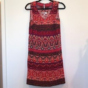 Printed Tank Shift Dress